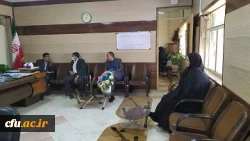 دیدار معاون هماهنگ کننده دانشگاه فرهنگیان استان سیستان وبلوچستان با مشاور استاندار در امور بازماندگان از تحصیل استان