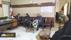 دیدار معاون هماهنگ کننده دانشگاه فرهنگیان استان سیستان وبلوچستان با مشاور استاندار در امور بازماندگان از تحصیل استان