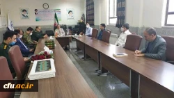 سرهنگ پاسدار لطیفی جانشین اقشار بسیج سپاه استان بزرگداشت مقام معلم  رابه کارکنان دانشگاه فرهنگیان سیستان وبلوچستان تبریک گفت