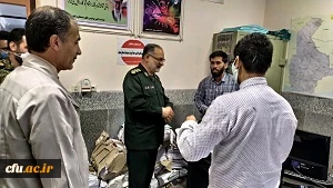 سرهنگ پاسدار لطیفی جانشین اقشار بسیج سپاه استان بزرگداشت مقام معلم  رابه کارکنان دانشگاه فرهنگیان سیستان وبلوچستان تبریک گفت