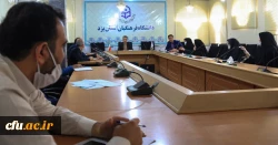 هفتمین جلسه شورای آموزشی دانشگاه فرهنگیان یزد ویژه دوران کرونا 3