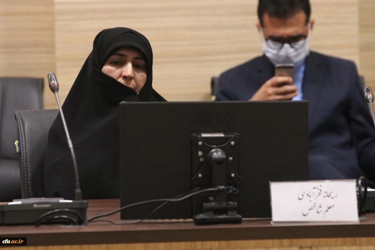 حضور سرپرست مدیریت امور پردیس های استان یزد در جلسه ویدئو کنفرانس رییس جمهور با استاندار و مدیر کل آموزش و پرورش 8