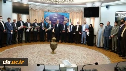 حضور رئیس دانشگاه فرهنگیان استان آذربایجانشرقی در جلسه ویدئو کنفرانس رییس جمهور با استاندار ، مدیرکل و معلمان نمونه کشور 2