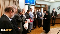 حضور رئیس دانشگاه فرهنگیان استان آذربایجانشرقی در جلسه ویدئو کنفرانس رییس جمهور با استاندار ، مدیرکل و معلمان نمونه کشور 3