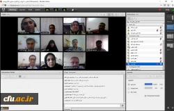 تشکیل کلاس ضمن خدمت با عنوان «آشنایی با تولید و یادگیری محتوای الکترونیکی» به صورت مجازی 2