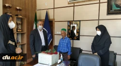 تجلیل از همکاران پیشکسوت پردیس شهید هاشمی نژاد دانشگاه فرهنگیان خراسان رضوی 2