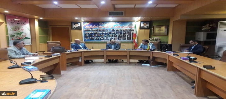 دیدار دکتر مشهدی " مدیریت امور پردیس های استان قزوین " با مهندس جوان بخت " مدیر کل سازمان نوسازی، توسعه و تجهیز مدارس استان قزوین  2