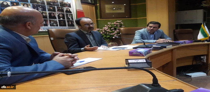 دیدار دکتر مشهدی " مدیریت امور پردیس های استان قزوین " با مهندس جوان بخت " مدیر کل سازمان نوسازی، توسعه و تجهیز مدارس استان قزوین  2