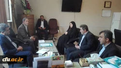 دکتر عادل نجف زاده منتخب مردم خوی و چایپاره در مجلس یازدهم با حضور در دانشگاه فرهنگیان آذربایجان غربی با دکتر محمودلو مدیر امورپردیس های استان دیدار و گفتگو کرد 3