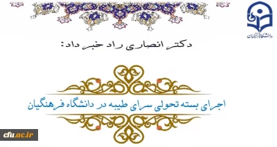 دکتر انصاری راد خبر داد:

اجرای بسته تحولی سرای طیبه در دانشگاه فرهنگیان