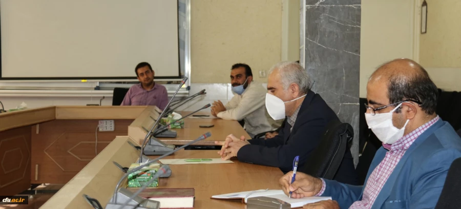 هشتمین جلسه شورای آموزشی دانشگاه فرهنگیان یزد ویژه دوران کرونا 3