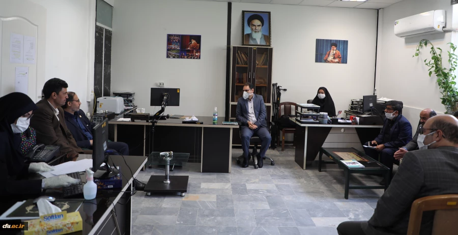 دیدار برخی از اعضاء هیات رئیسه دانشگاه فرهنگیان با کارکنان روابط عمومی 3