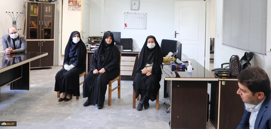 دیدار برخی از اعضاء هیات رئیسه دانشگاه فرهنگیان با کارکنان روابط عمومی 7