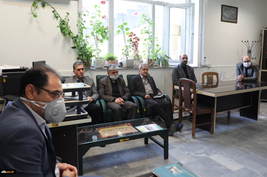 دیدار برخی از اعضاء هیات رئیسه دانشگاه فرهنگیان با کارکنان روابط عمومی 8