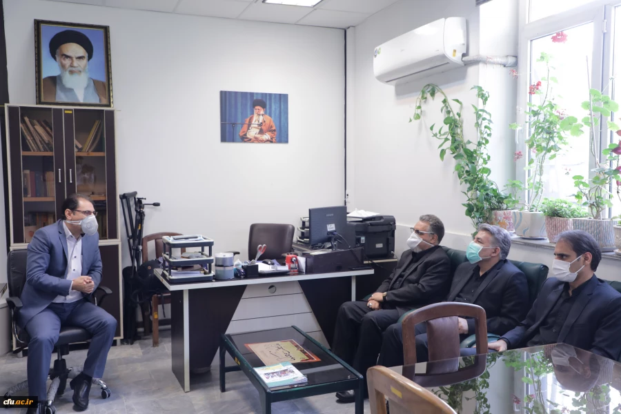دیدار برخی از اعضاء هیات رئیسه دانشگاه فرهنگیان با کارکنان روابط عمومی 10