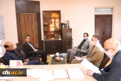 دیدار مدیران دانشگاه فرهنگیان استان یزد با مدیر کل آموزش و پرورش استان 3