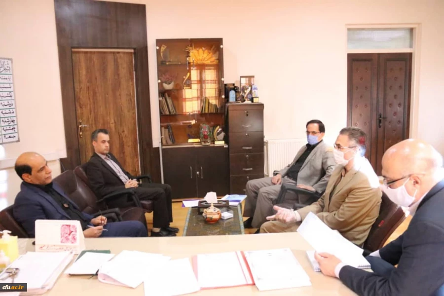 دیدار مدیران دانشگاه فرهنگیان استان یزد با مدیر کل آموزش و پرورش استان 3