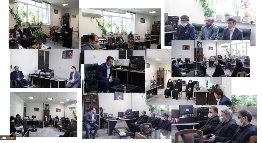 دیدار برخی از اعضاء هیات رئیسه دانشگاه فرهنگیان با کارکنان روابط عمومی 12