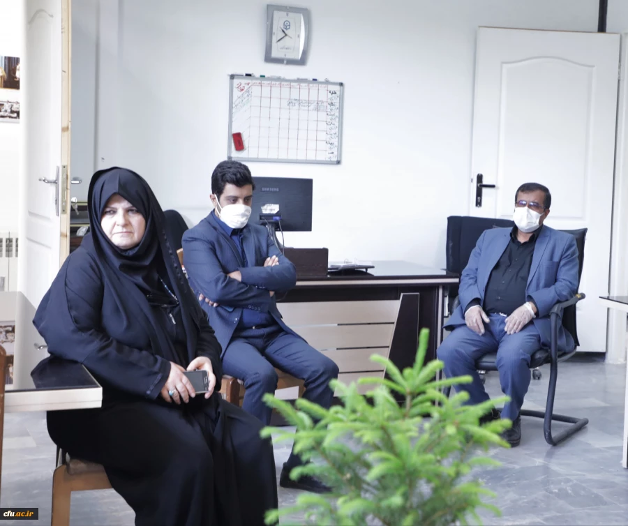 دیدار برخی از اعضاء هیات رئیسه دانشگاه فرهنگیان با کارکنان روابط عمومی 14