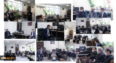 به مناسبت روز جهانی ارتباطات و روابط عمومی صورت گرفت:

دیدار اعضای هیات رئیسه دانشگاه فرهنگیان با کارکنان روابط عمومی