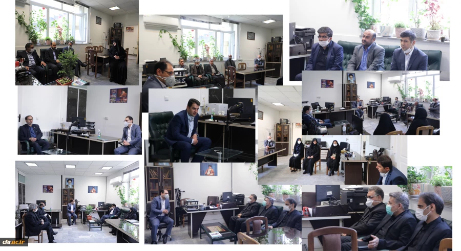 دیدار برخی از اعضاء هیات رئیسه دانشگاه فرهنگیان با کارکنان روابط عمومی 16