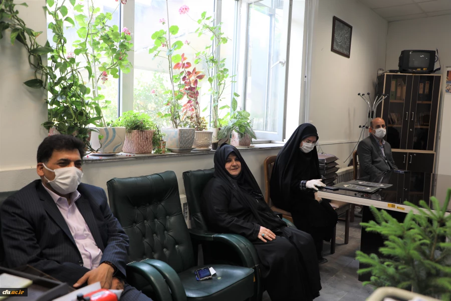 دیدار برخی از اعضاء هیات رئیسه دانشگاه فرهنگیان با کارکنان روابط عمومی 17