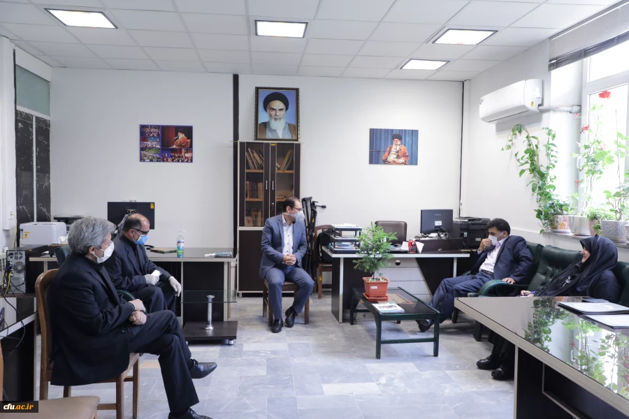 دیدار برخی از اعضاء هیات رئیسه دانشگاه فرهنگیان با کارکنان روابط عمومی 19