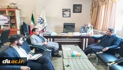 آقای حسن همتی منتخب مردم شاهین د ژ و تکاب در مجلس یازدهم با حضور در دانشگاه فرهنگیان آذربایجان غربی با دکتر محمودلو مدیر امورپردیس های استان دیدار و گفتگو کرد 2