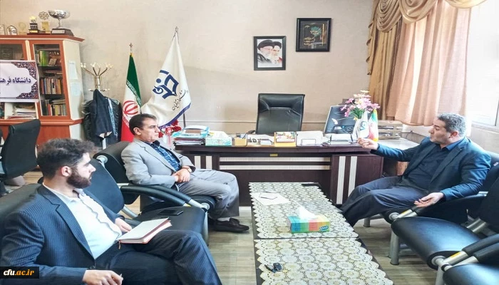 آقای حسن همتی منتخب مردم شاهین د ژ و تکاب در مجلس یازدهم با حضور در دانشگاه فرهنگیان آذربایجان غربی با دکتر محمودلو مدیر امورپردیس های استان دیدار و گفتگو کرد 2