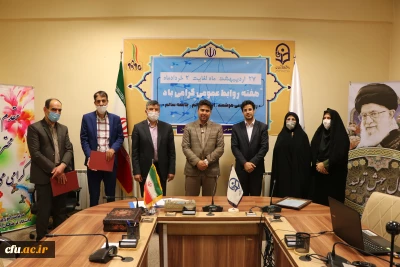 در آیین تجلیل از مسئولان روابط عمومی دانشگاه فرهنگیان اصفهان:

تقدیر از مدیرکل روابط عمومی دانشگاه علوم پزشکی اصفهان به نیابت از مدافعان سلامت