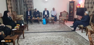 دیدار و ابراز همدردی رئیس دانشگاه فرهنگیان با خانواده داغدار دکتر فروغمند