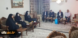 دیدار و ابراز همدردی رئیس دانشگاه فرهنگیان با خانواده داغدار دکتر فروغمند 3