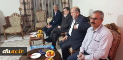 دیدار و ابراز همدردی رئیس دانشگاه فرهنگیان با خانواده داغدار دکتر فروغمند 4