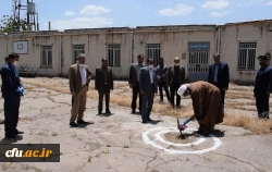 کلنگ پروژه عمرانی ساختمان سرای دانشجویی پردیس شهید صدوقی کرمانشاه با ظرفیت 350 دانشجو به زمین زده شد. 2