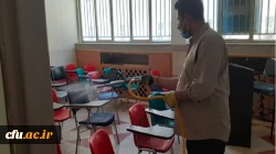 ضد عفونی و گند زدایی مستمر پردیس ها و مراکز دانشگاه فرهنگیان استان اصفهان 2