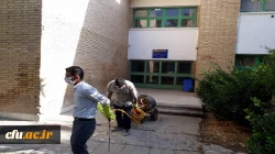 ضد عفونی و گند زدایی مستمر پردیس ها و مراکز دانشگاه فرهنگیان استان اصفهان 3