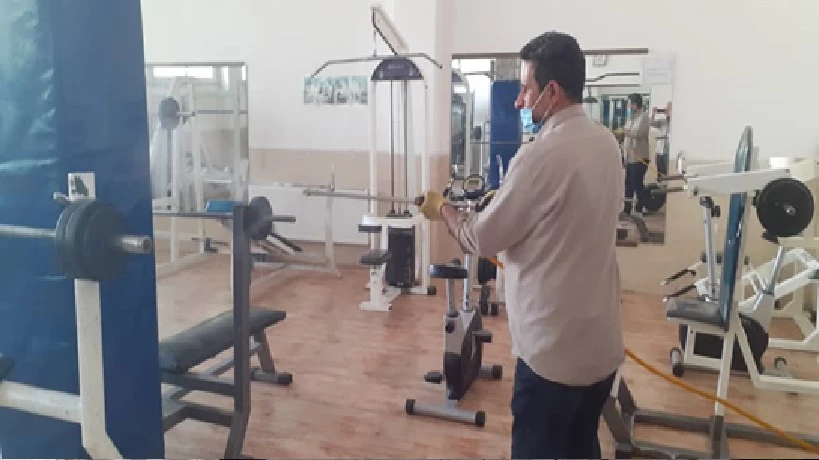 ضد عفونی و گند زدایی مستمر پردیس ها و مراکز دانشگاه فرهنگیان استان اصفهان 6