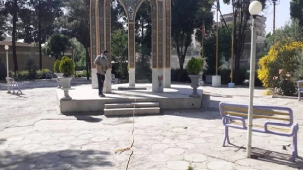 ضد عفونی و گند زدایی مستمر پردیس ها و مراکز دانشگاه فرهنگیان استان اصفهان 7