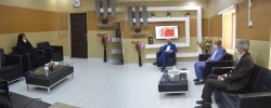 نشست مدیر دانشگاه فرهنگیان استان با مدیر کل سازمان فنی و حرفه ای خوزستان