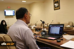 جلسه آموزش مجازی نیروهای خدماتی  پردیس ها و مراکز در خصوص مقابله با کرونا 2