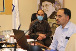 جلسه آموزش مجازی نیروهای خدماتی  پردیس ها و مراکز در خصوص مقابله با کرونا 3