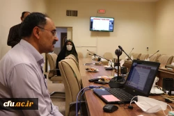 جلسه آموزش مجازی نیروهای خدماتی  پردیس ها و مراکز در خصوص مقابله با کرونا 6