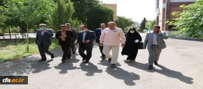 بازدید میدانی مدیر کل سازمان نوسازی، توسعه و تجهیز مدارس استان قزوین از فضای فیزیکی دانشگاه فرهنگیان 