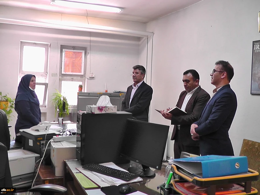 بازدید مدیریت استانی و مسئول نهاد نمایندگی مقام معظم رهبری از پردیس ها و مراکز دانشگاه فرهنگیان استان اصفهان  11