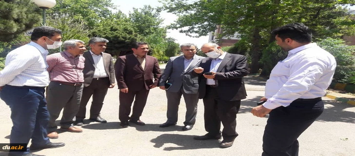 بازدید رییس شورای شهر قزوین با هیات همراه از دانشگاه فرهنگیان استان قزوین 2