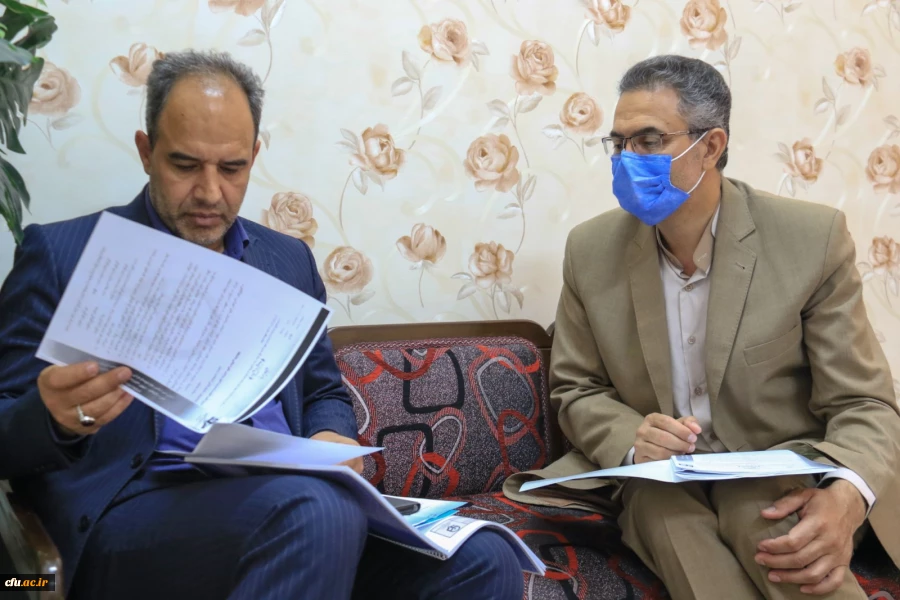 دیدار مسئولین دانشگاه فرهنگیان یزد با معاون هماهنگی امور عمرانی استاندار 3