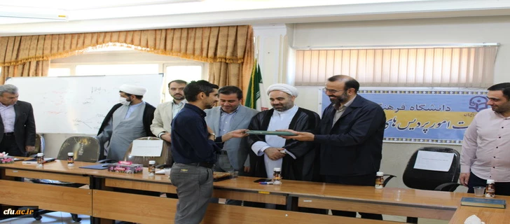 تکریم و معارفه مسئول بسیج دانشجویی پردیس شهید رجایی استان قزوین 3