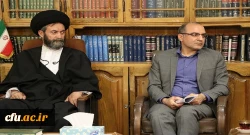 دیدار سرپرست دانشگاه و اعضای بنیاد خیرین حامی دانشگاه فرهنگیان استان اردبیل با نماینده ولی فقیه و امام جمعه اردبیل
 2