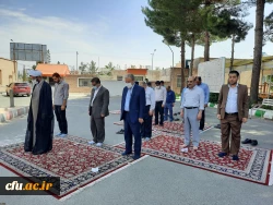 اقامه نماز آیات در دانشگاه فرهنگیان استان خراسان جنوبی 2