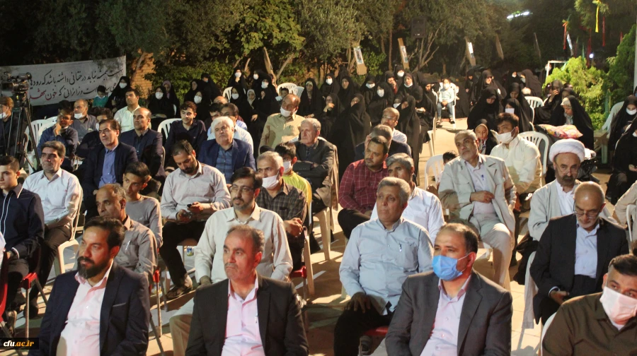 افتتاح یادمان و اولین سالگرد تشیع و تدفین شهید گمنام پردیس حضرت معصومه(س) قم 6